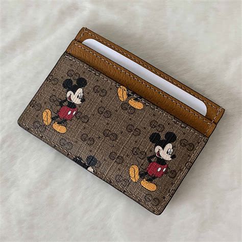 gucci x disney card holder